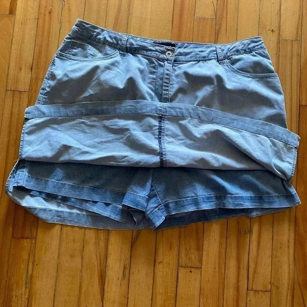 Denim  skort